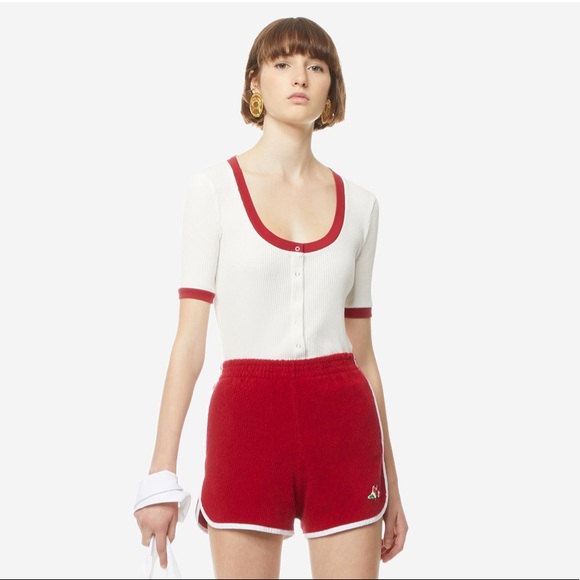Terry Cloth Sport Short Maison Kitsune - Picture 2 of 5